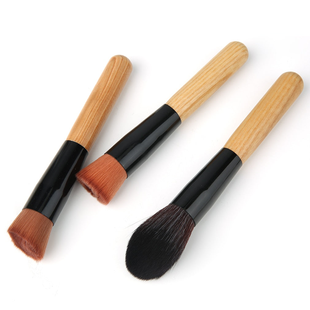 New Makeup Foundation Tool Set Powder Brush + Oblique Brush + Concave Brush  Drop Shipping - ebowsos