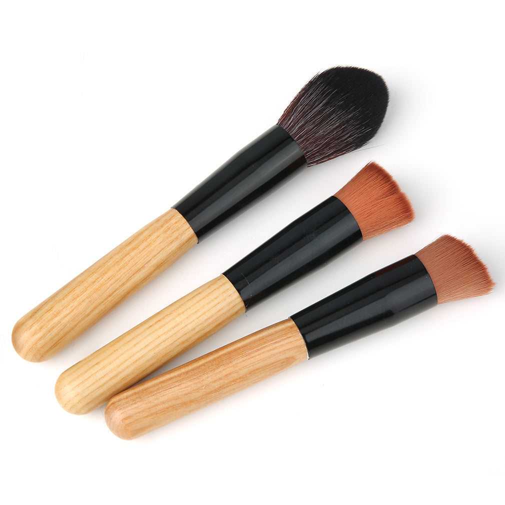 New Makeup Foundation Tool Set Powder Brush + Oblique Brush + Concave Brush  Drop Shipping - ebowsos