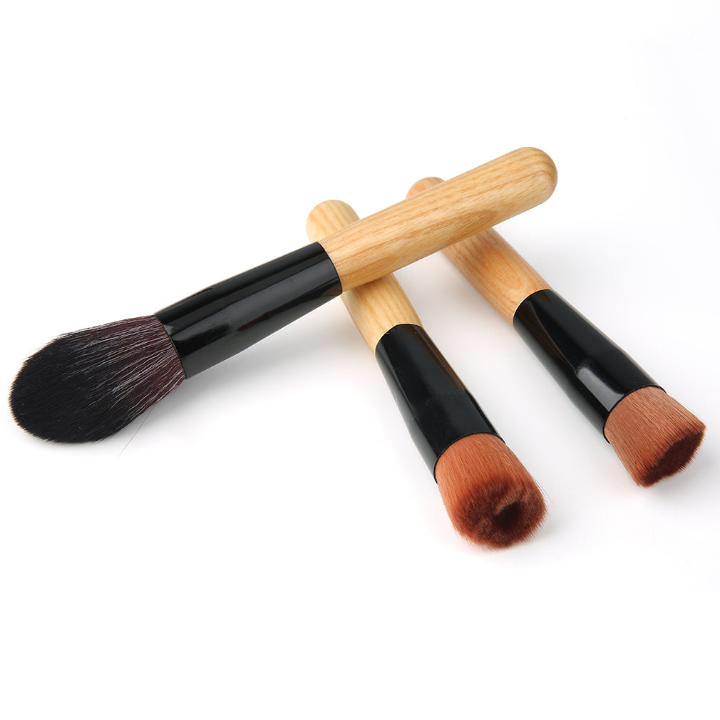 New Makeup Foundation Tool Set Powder Brush + Oblique Brush + Concave Brush  Drop Shipping - ebowsos