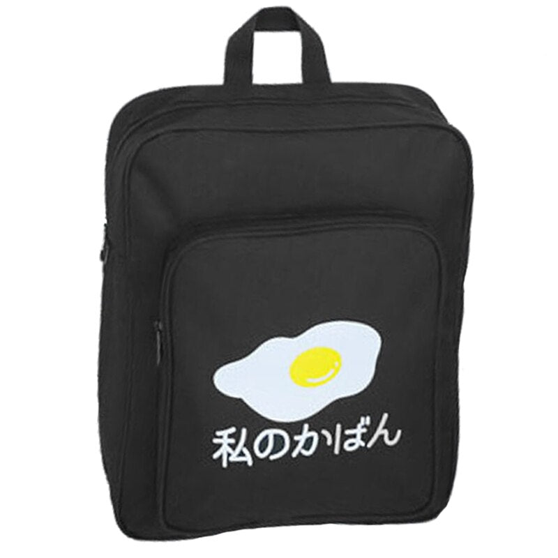 New Men Women Laptop Student Backpack Egg Designed School Bag Bookbag Cute Travel - ebowsos