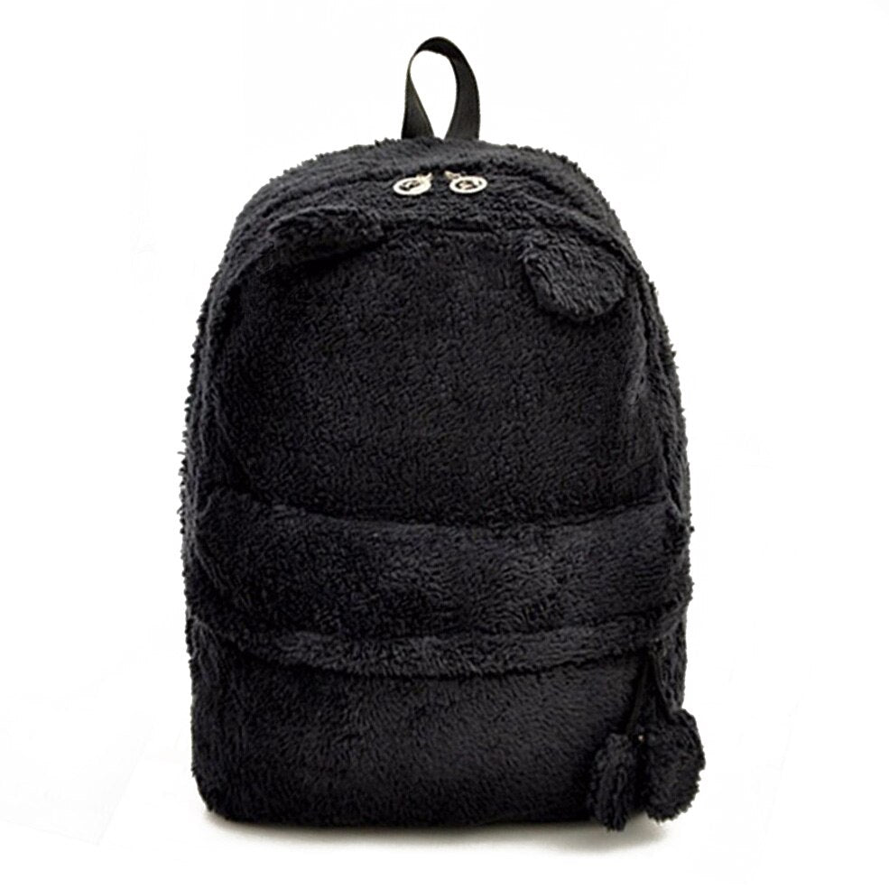 New Plush Panda Women's Backpack Shoulder Bag Girls Rucksack Travel School - ebowsos