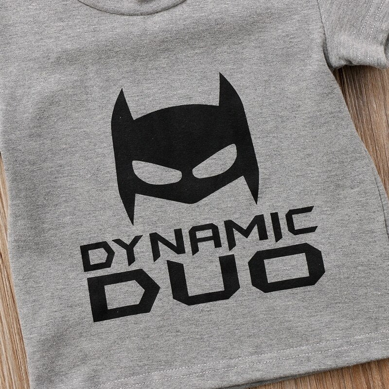 New Style Toddler Infant Batman T-shirt  Top Short Sleeve Cotton T-shirt Baby Boy Summer Children Clothing - ebowsos