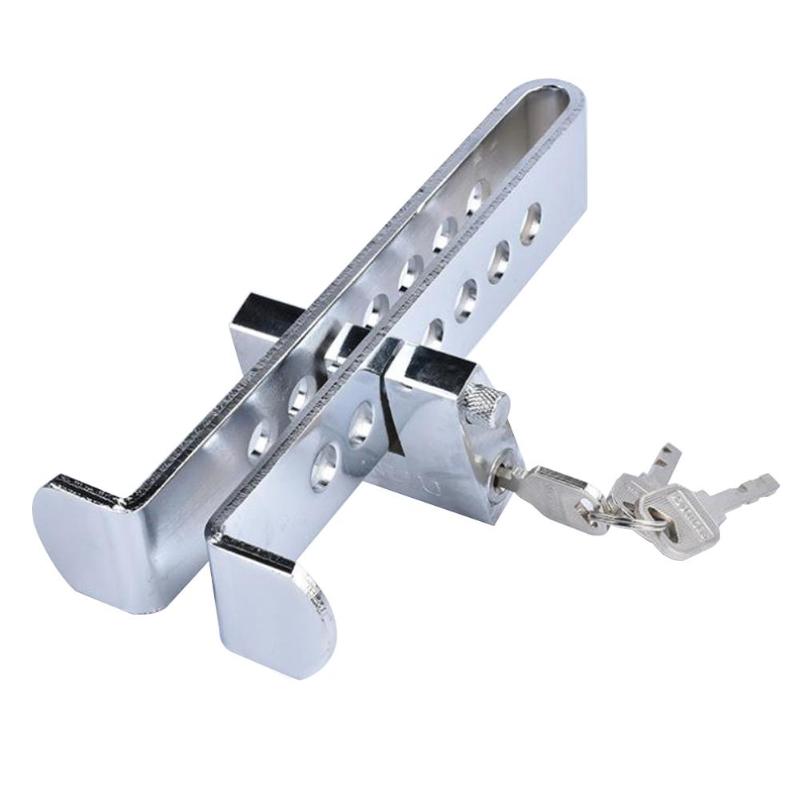 New Universal Auto Car Brake Clutch Pedal Lock Stainless Anti-Theft Strong Security For Cars Trucks Clutch Pedal Accelerator - ebowsos