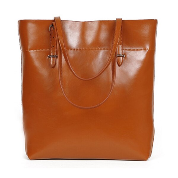 New Women's Soft Leather Work Tote Shoulder Bag - ebowsos