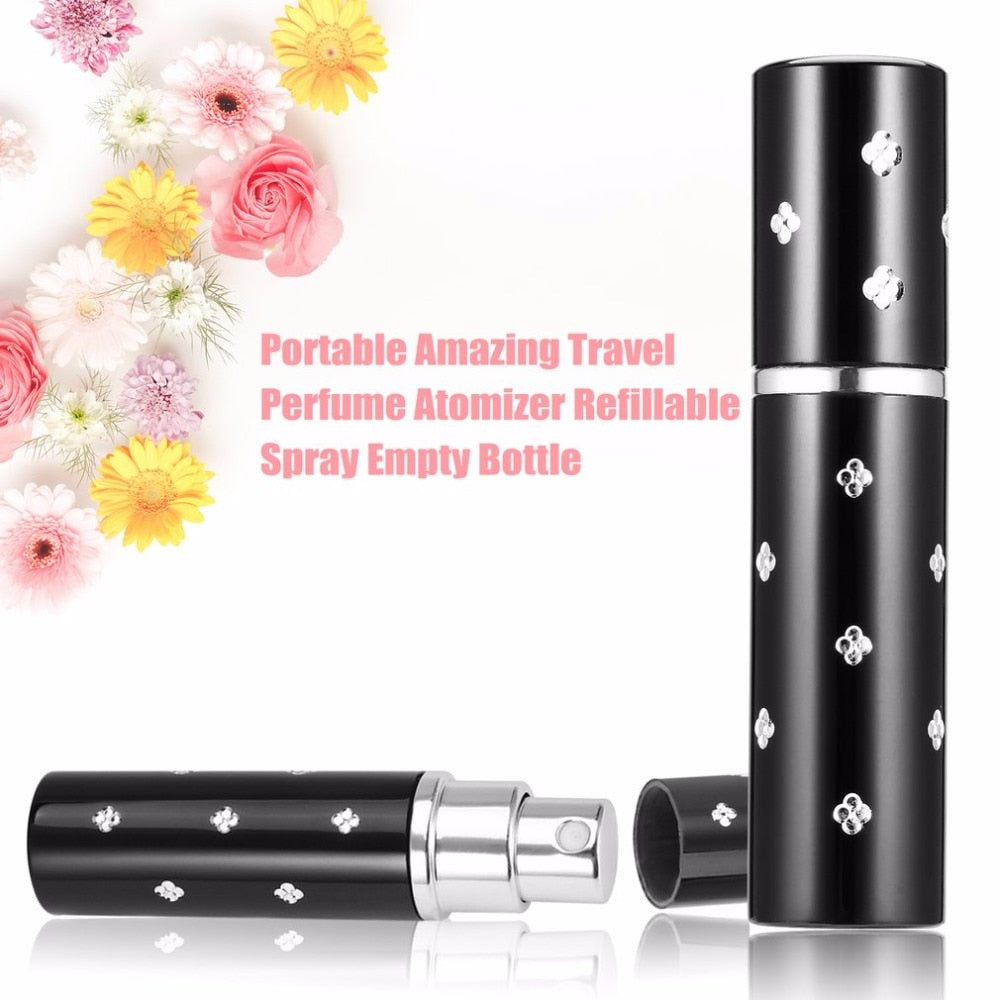 New arrival Mini Portable Travel Refillable Bottles Perfume Atomizer Bottle For Spray Scent Pump Case Empty 2017 Hot Sale - ebowsos
