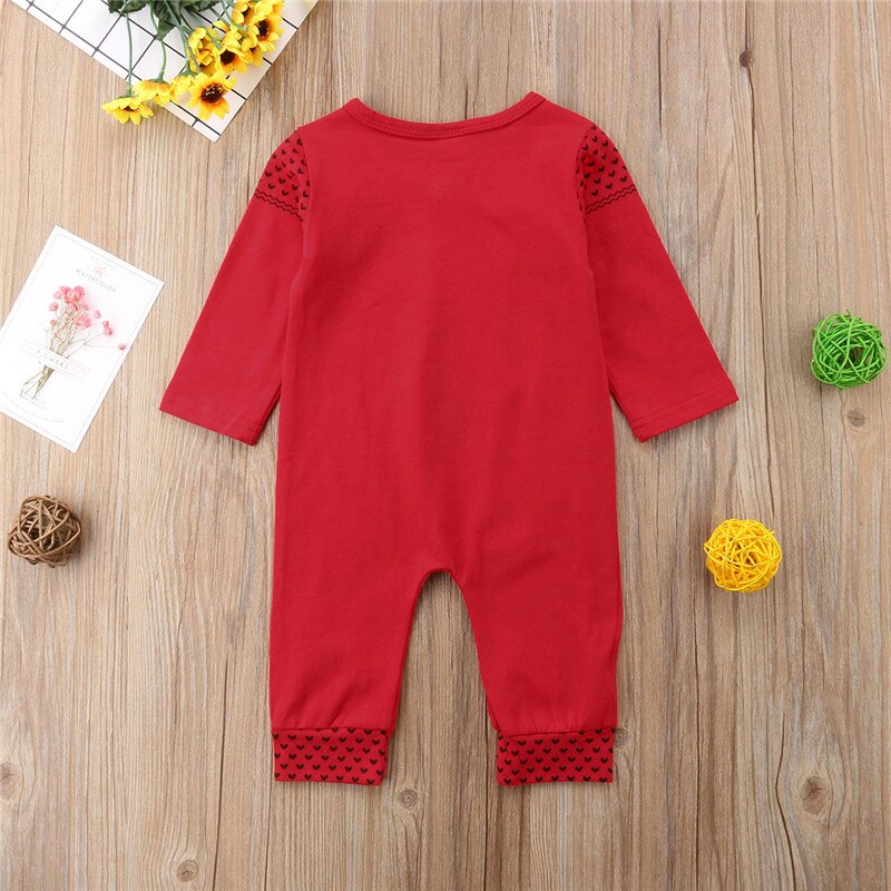 Newborn Baby Body Cotton Deer Cartoon Rompers Girl Boys Long Sleeve Jumpsuit Clothing Outfits 0-24M - ebowsos