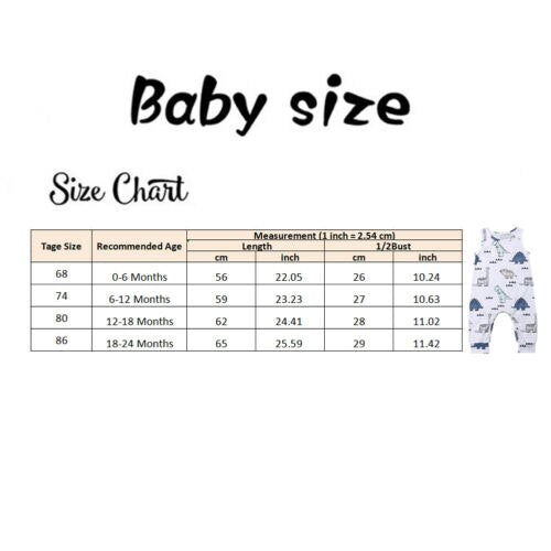 Newborn Baby Boy Girl Cotton Clothes Dinosaur Print Cartoon Romper Sleeveless Jumpsuit Summer Clothing - ebowsos