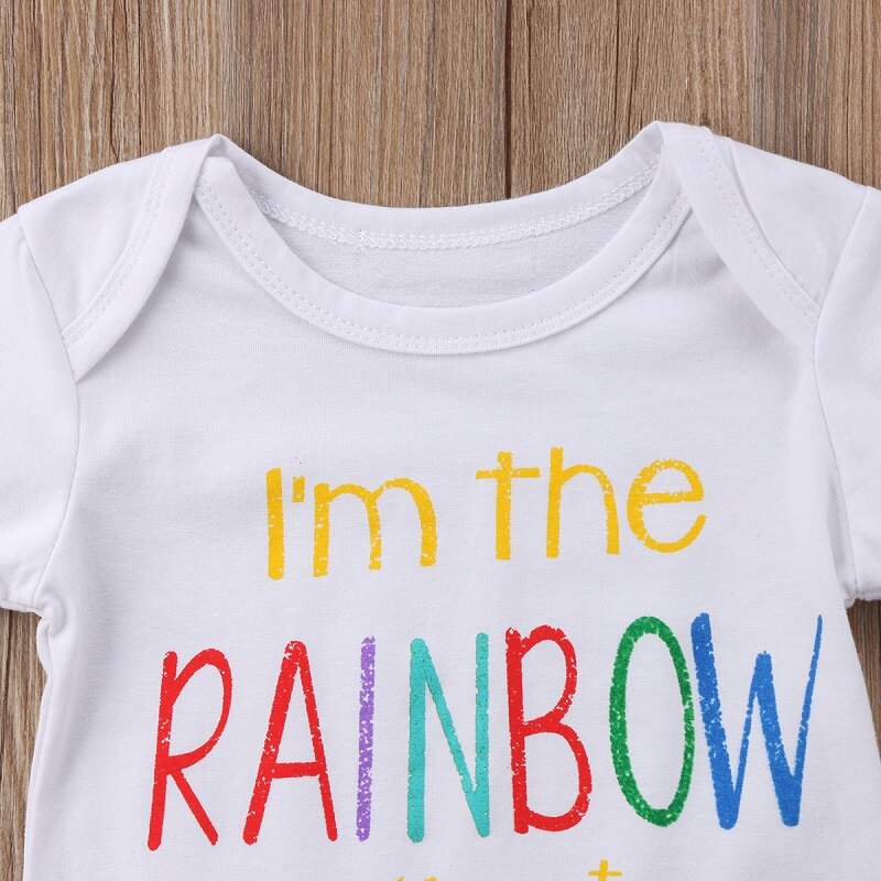 Newborn Baby Cute Boys Girls Cotton Romper Short Sleeves Letter Print Jumpsuit Summer Casual Baby Playsuit Clothes - ebowsos