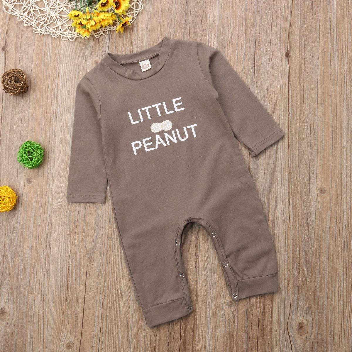 Newborn Baby Girls Boys Infant Playsuit Romper Jumpsuit Outfits Autumn Kids Clothes - ebowsos