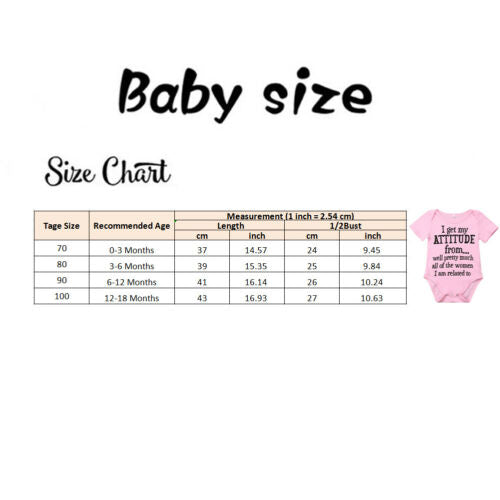 Newborn Baby Girls Cotton Letter Romper Short Sleeve Jumpsuit Clothes Summer 0-18 Months - ebowsos