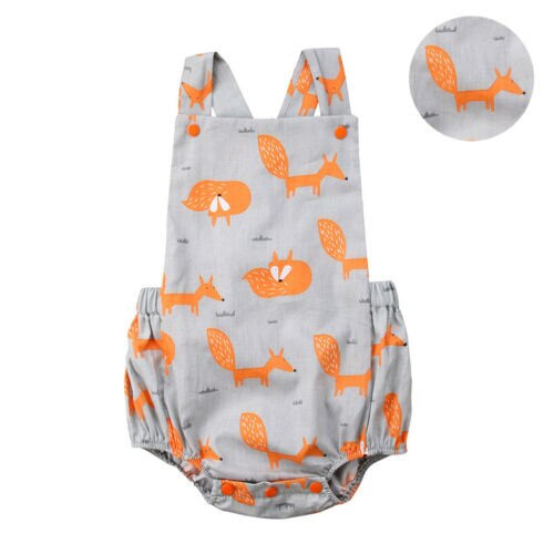 Newborn Baby Girls Cute Romper Backless Jumpsuit Sunsuit Outfit Clothes Baby Clothing - ebowsos