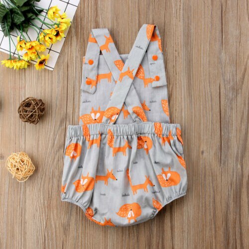 Newborn Baby Girls Cute Romper Backless Jumpsuit Sunsuit Outfit Clothes Baby Clothing - ebowsos