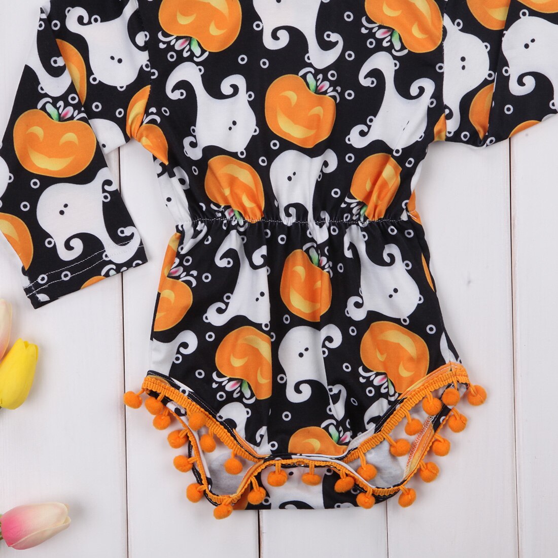 Newborn Baby Girls  Jumpsuit Playsuit Halloween Costume Clothes Outfits - ebowsos