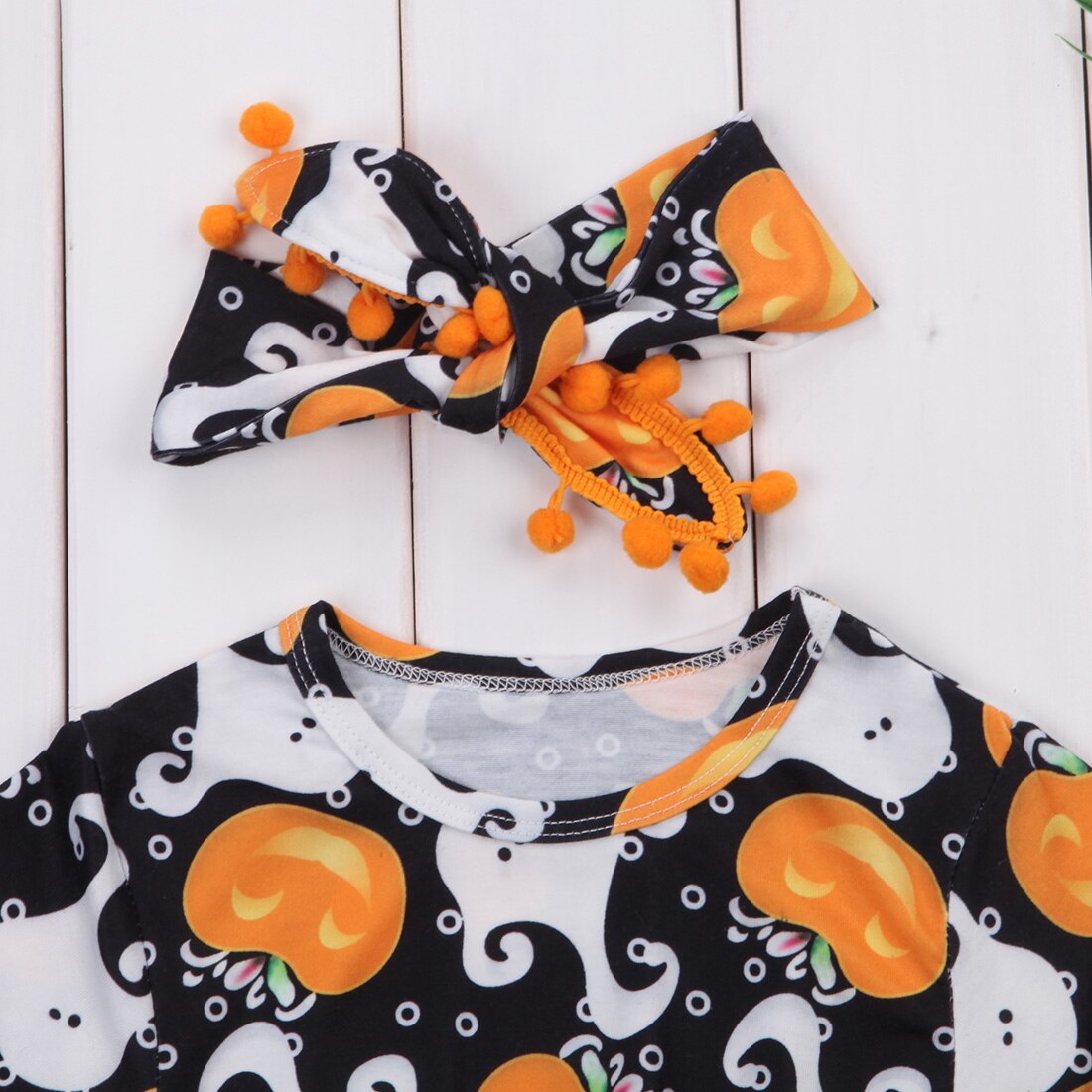 Newborn Baby Girls  Jumpsuit Playsuit Halloween Costume Clothes Outfits - ebowsos