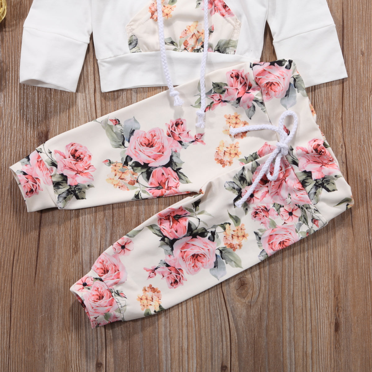 Newborn Baby Girls Sport Outfits Clothes Sweat Shirt Hoodies+Pants Set  Spring AU - ebowsos