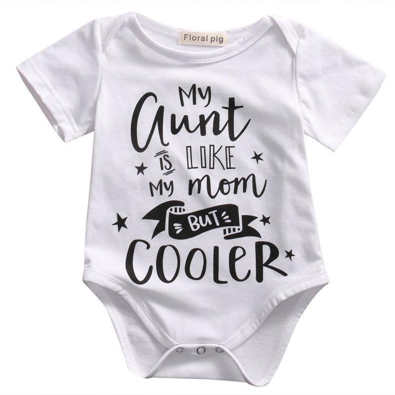 Newborn Infant Baby Boy Girl Bodysuit short sleeve o-neck summer  Jumpsuit Outfit Sunsuit Clothes Set - ebowsos