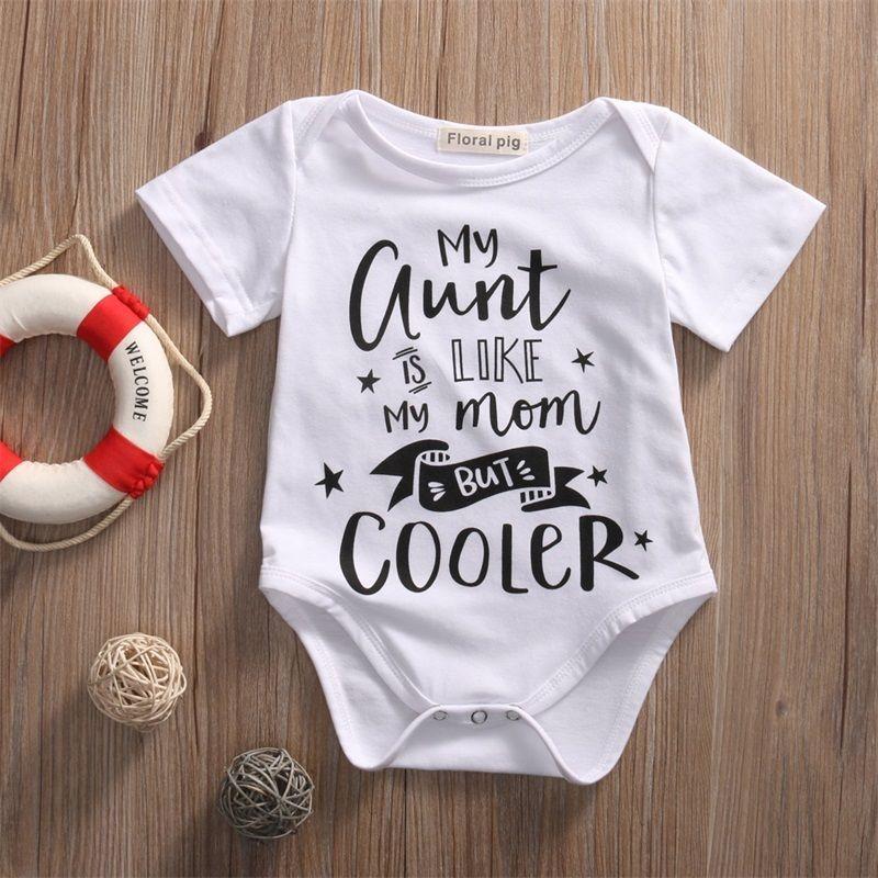 Newborn Infant Baby Boy Girl Bodysuit short sleeve o-neck summer  Jumpsuit Outfit Sunsuit Clothes Set - ebowsos