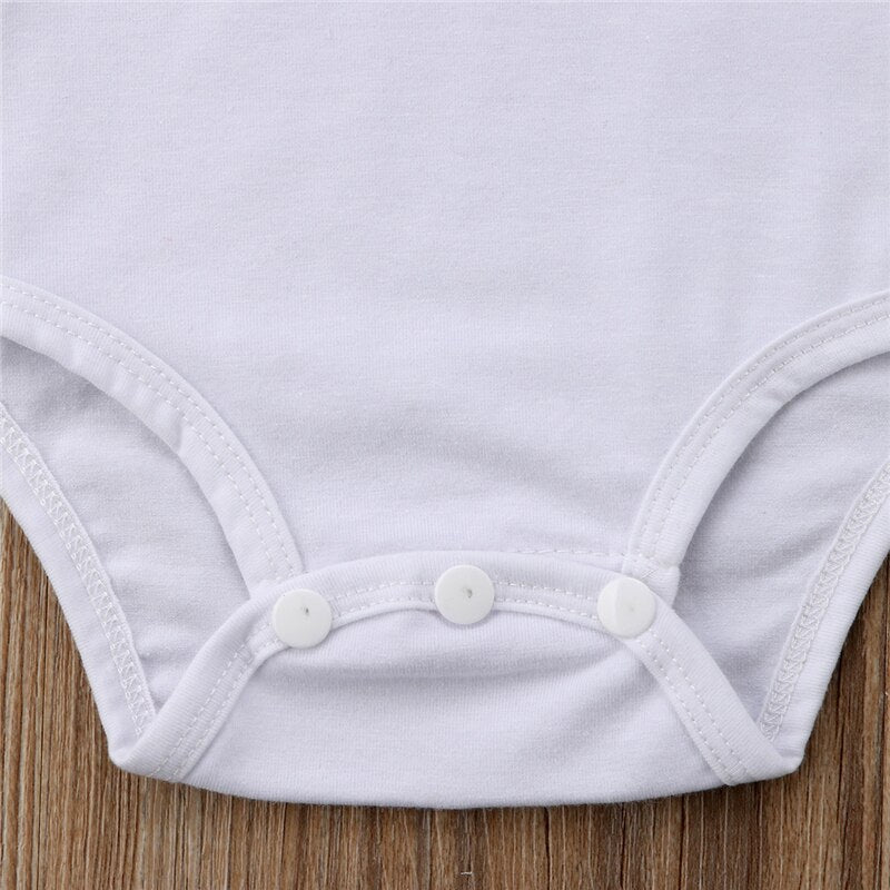 Newborn Infant Baby Boy Girl Short Sleeve Cotton Romper Letter Jumpsuit Summer Kids Clothes Outfits - ebowsos