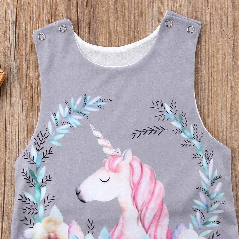 Newborn Infant Baby Boy Girls Cute Fashion Sleeveless Romper Jumpsuit Sunsuit Cotton Summer Clothes - ebowsos