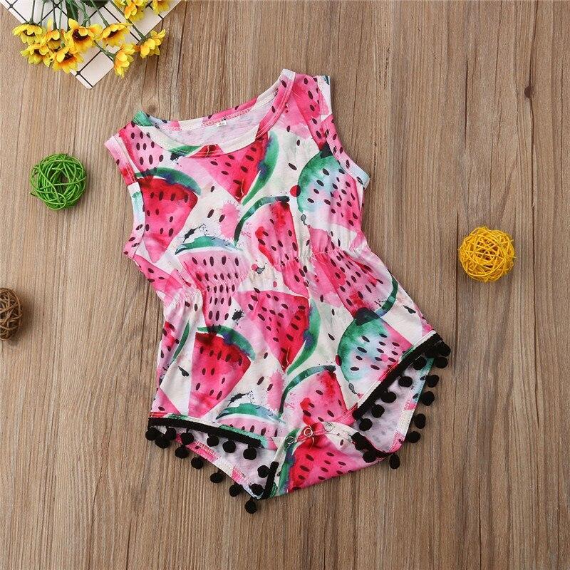 Newborn Infant Baby Girls Floral Romper Jumpsuit Playsuit Baby Clothes - ebowsos