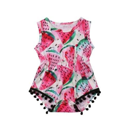 Newborn Infant Baby Girls Floral Romper Jumpsuit Playsuit Baby Clothes - ebowsos