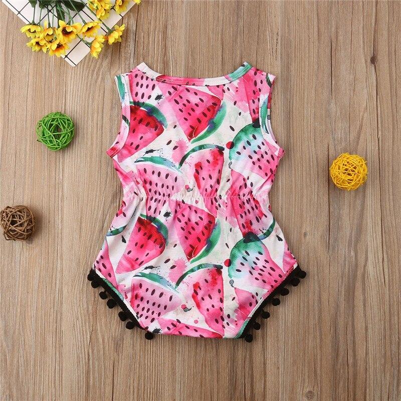 Newborn Infant Baby Girls Floral Romper Jumpsuit Playsuit Baby Clothes - ebowsos