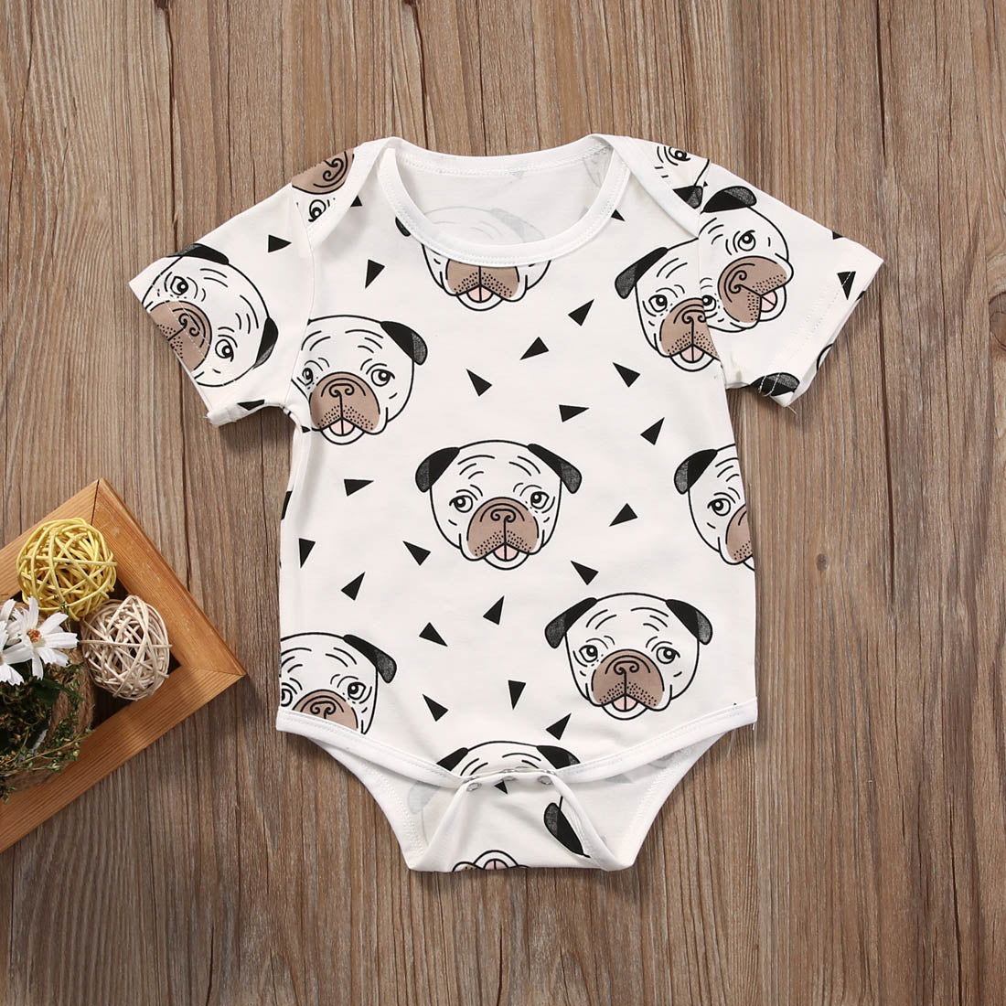 Newborn Infant Kid Baby Boy Girl Cotton Romper Jumpsuit  Clothes Outfits - ebowsos