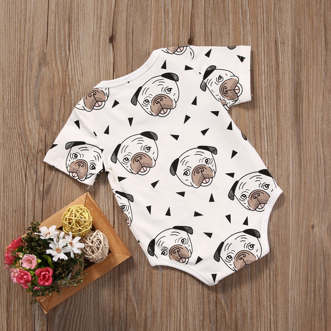 Newborn Infant Kid Baby Boy Girl Cotton Romper Jumpsuit  Clothes Outfits - ebowsos