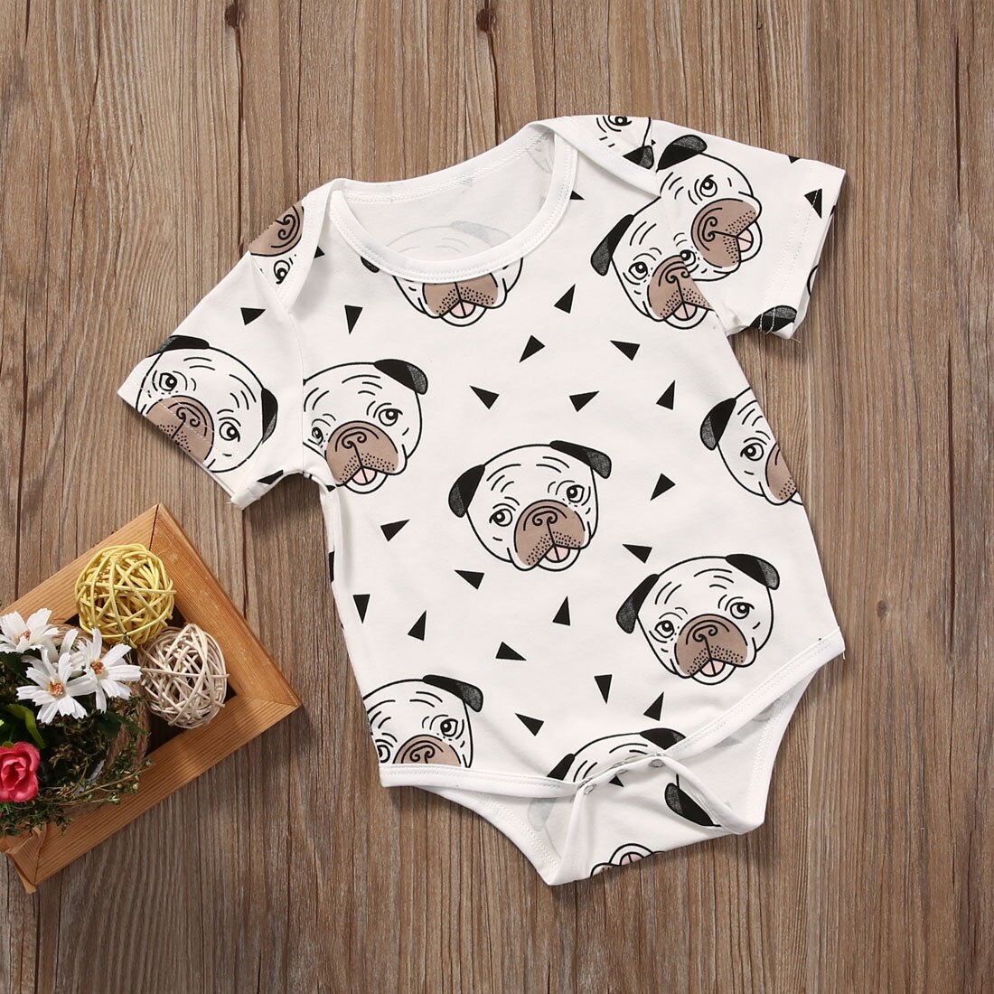 Newborn Infant Kid Baby Boy Girl Cotton Romper Jumpsuit  Clothes Outfits - ebowsos