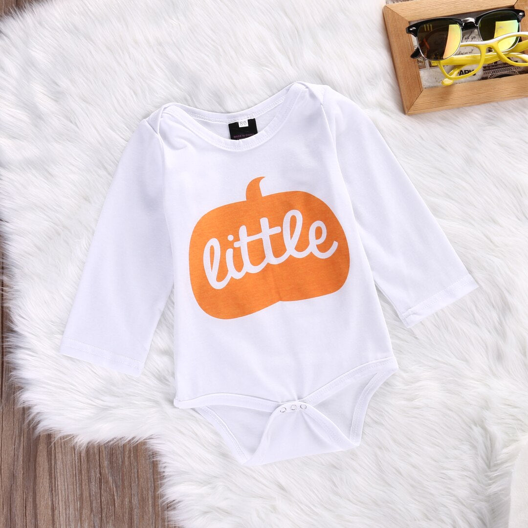 Newborn Kids Baby Boys Girls Cotton Bodysuit Jumpsuit Outfit Clothes Lot - ebowsos