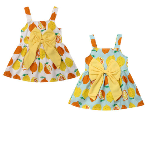 Newborn Kids Baby Girls Mini Dress Princess Strap Pageant Party Tutu Dresses Clothes - ebowsos