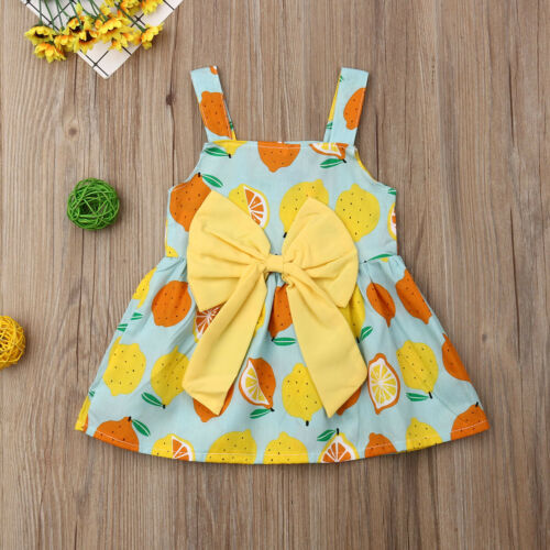 Newborn Kids Baby Girls Mini Dress Princess Strap Pageant Party Tutu Dresses Clothes - ebowsos