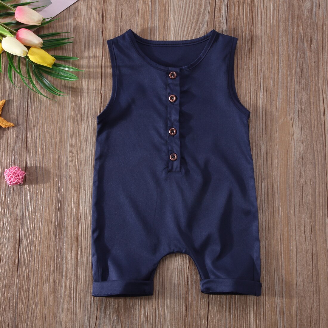 Newborn Kids Girl Infant Romper Jumpsuit Baby Cotton Clothes Outfit 1PC - ebowsos