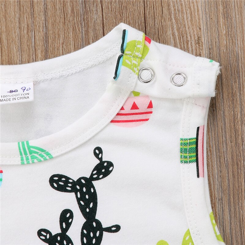 Newborn Toddler Baby Boys Girls Clothes Romper Sleeveless Cotton Casual Jumpsuit Outfits Clothing Baby Boy 0-3T - ebowsos