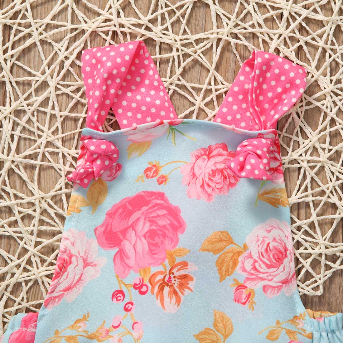 Newborn Toddler Infant Baby Girl  Jumpsuit Bodysuit Outfit Sunsuit Clothes - ebowsos