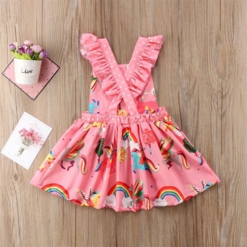 Newest Summer Kid Baby Girls Backless Party Pageant Tutu Princess Dress Kids Casual Clothes 1-6T - ebowsos