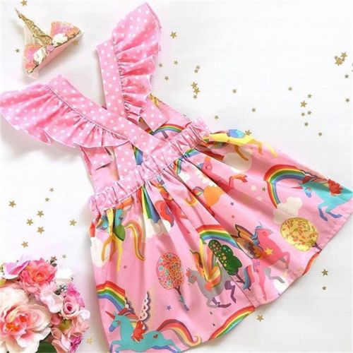 Newest Summer Kid Baby Girls Backless Party Pageant Tutu Princess Dress Kids Casual Clothes 1-6T - ebowsos