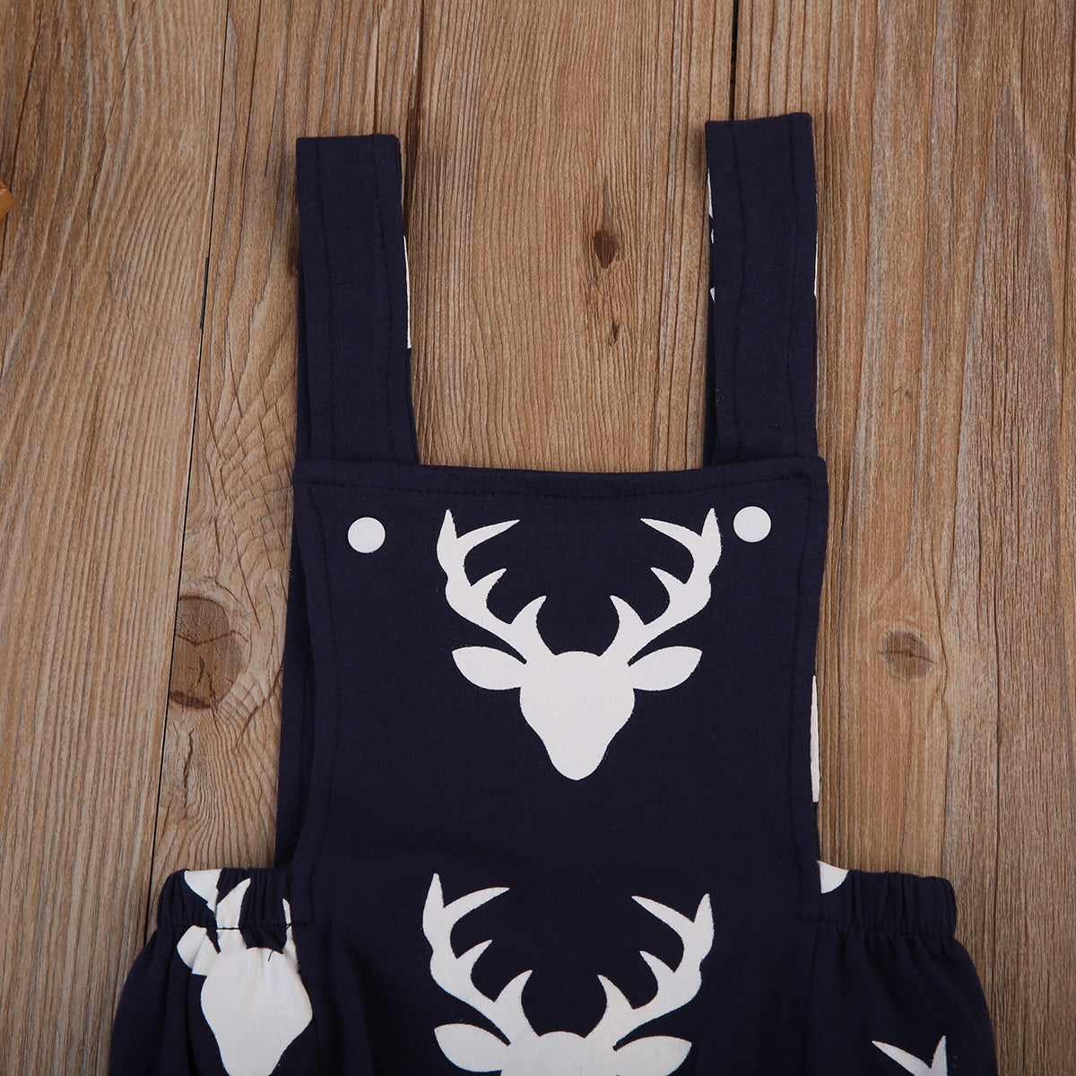 Nice Newborn Baby Boy Girl Deer Sleeveless Playsuit Bodysuit Jumpsuit Clothes Outfit - ebowsos