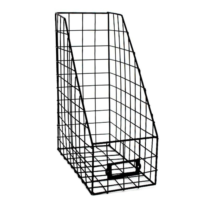 Nordic Desktop File Storage Rack Office Supply Grid Magazine Save Shelf - ebowsos