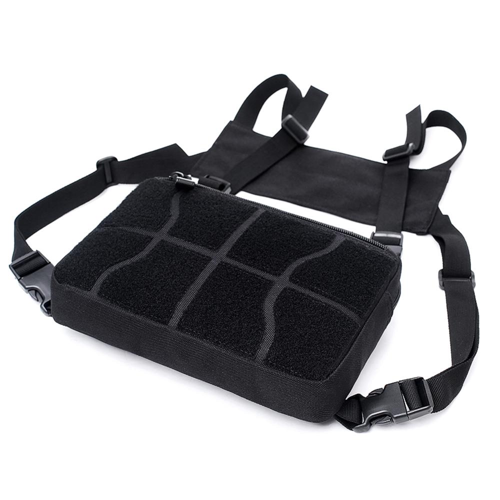 Nylon Adjustable Chest Rig Waist Bag Hip Hop Cross Shoulder Bag Outdoor Men Women New Characteristic Outdoor Bags-ebowsos