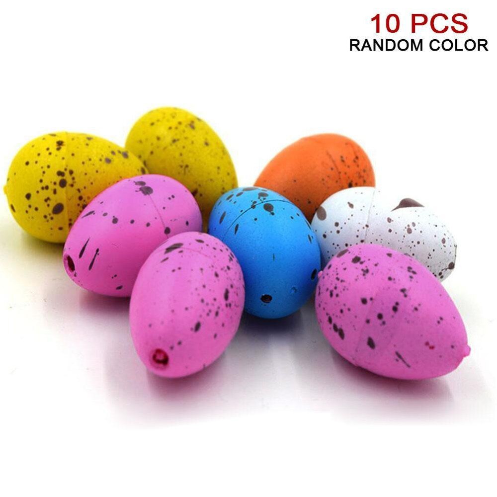 10pcs Kid Toy Dinosaur Eggs Magic Inflatable Hatching Dinosaur Add Water Growing Dinosaur Eggs Hot New-ebowsos