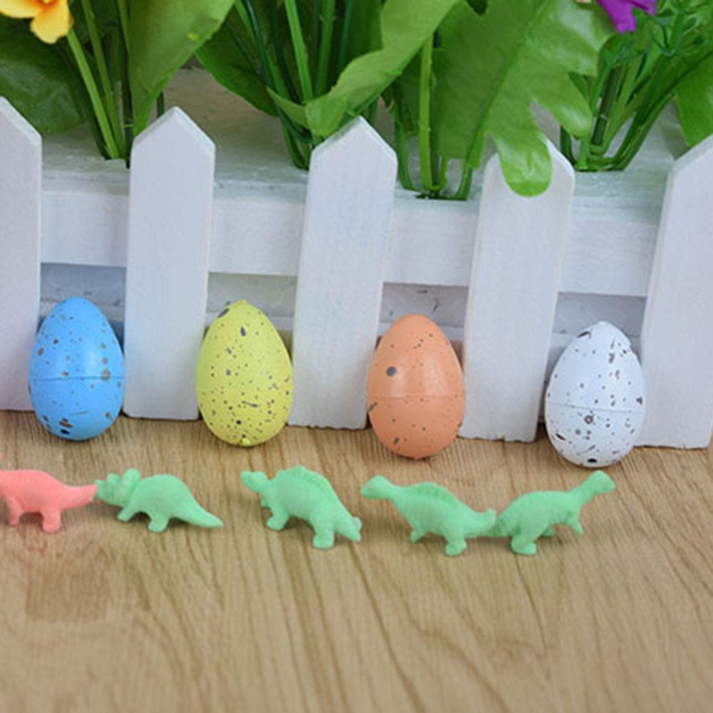 10pcs Kid Toy Dinosaur Eggs Magic Inflatable Hatching Dinosaur Add Water Growing Dinosaur Eggs Hot New-ebowsos