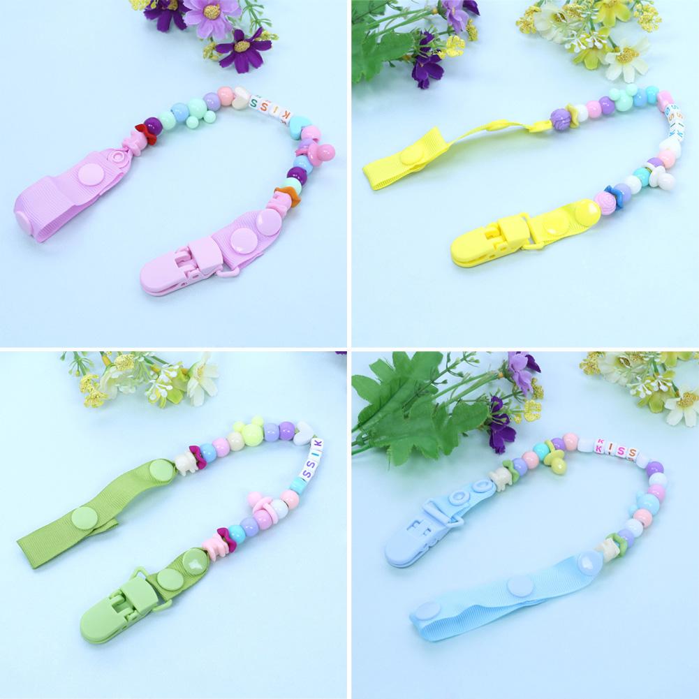 Original Brand Baby Pacifier Clip Chain Kids Pacifier Clip Newborn Dummy Pacifier Chain Clip Holder Baby Nipple Feeding-ebowsos