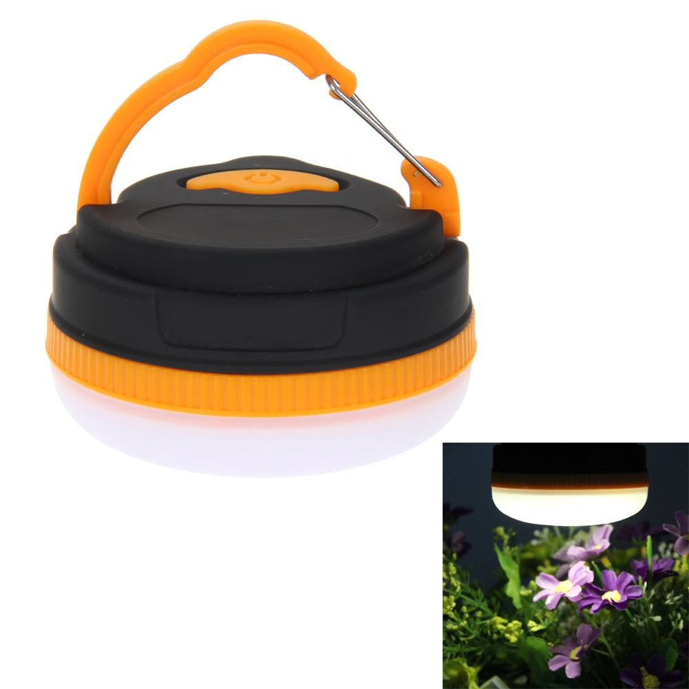 Outdoor 180Lm Hiking Camping LED Night Light Portable 5 Modes LED Lantern Tent Lamp AAA Battery Operated-ebowsos