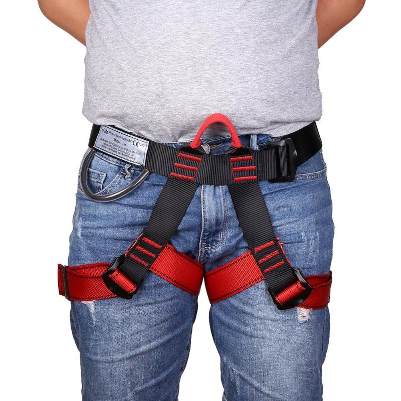 Outdoor Camping Climbing Safety Harness Seat Belts Sitting Rock Climbing Rappelling Tool Rock Climbing Harness Waist Support-ebowsos