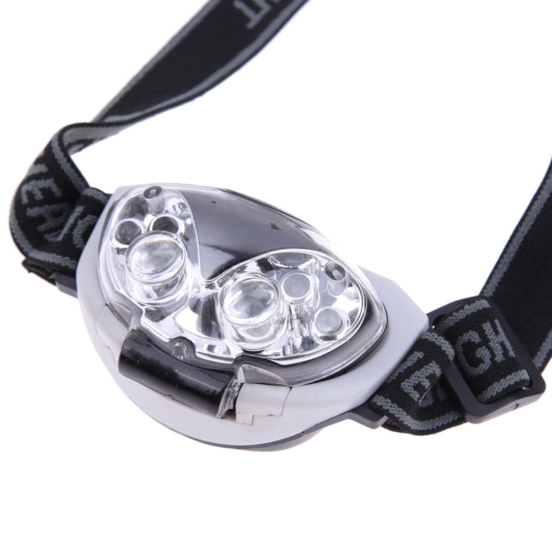 Outdoor Camping TICA Lumens 170Degree adjustable 6 LED Lights Headlight Fishing Head Lamp Head Light Miner's Lamp Cap-lamp-ebowsos