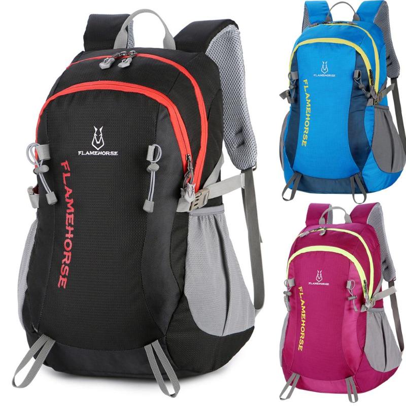 Outdoor Climbing Backpack Women Men 40L Waterproof Travel Camping Knapsack-ebowsos