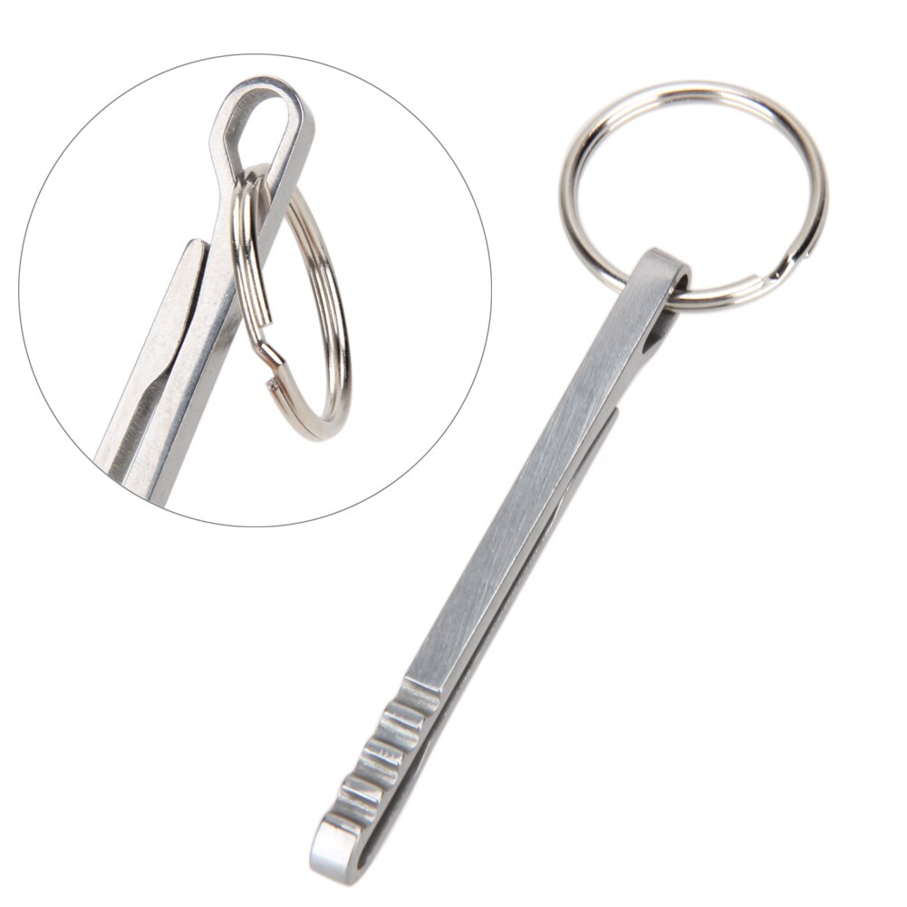 Outdoor EDC Keychain Multi Tools Alloy Key Chain EDC Clip Clamp Clasps for Camping Travling Camping Survival Gear-ebowsos