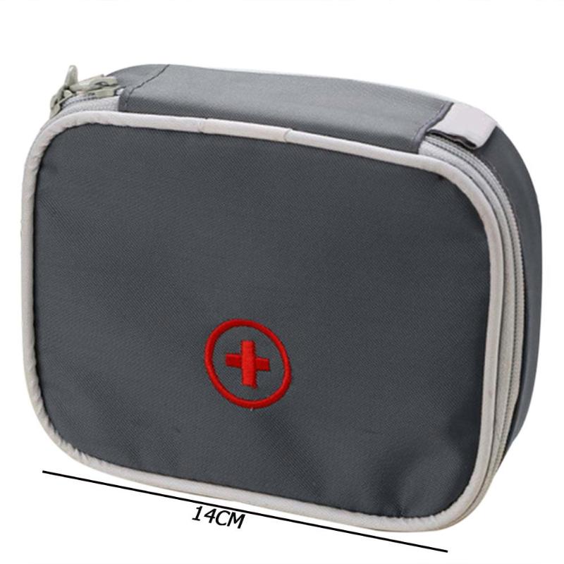 Outdoor First Aid Kit Bag Fashion Waterproof Practical Double Zipper Portable Travel Medicine Package Emergency Organizer - ebowsos