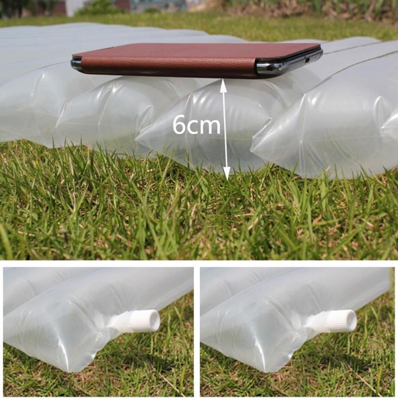 Outdoor Inflatable Transparency Cushion Ultralight Air Emergency Inflatable Mattress-ebowsos